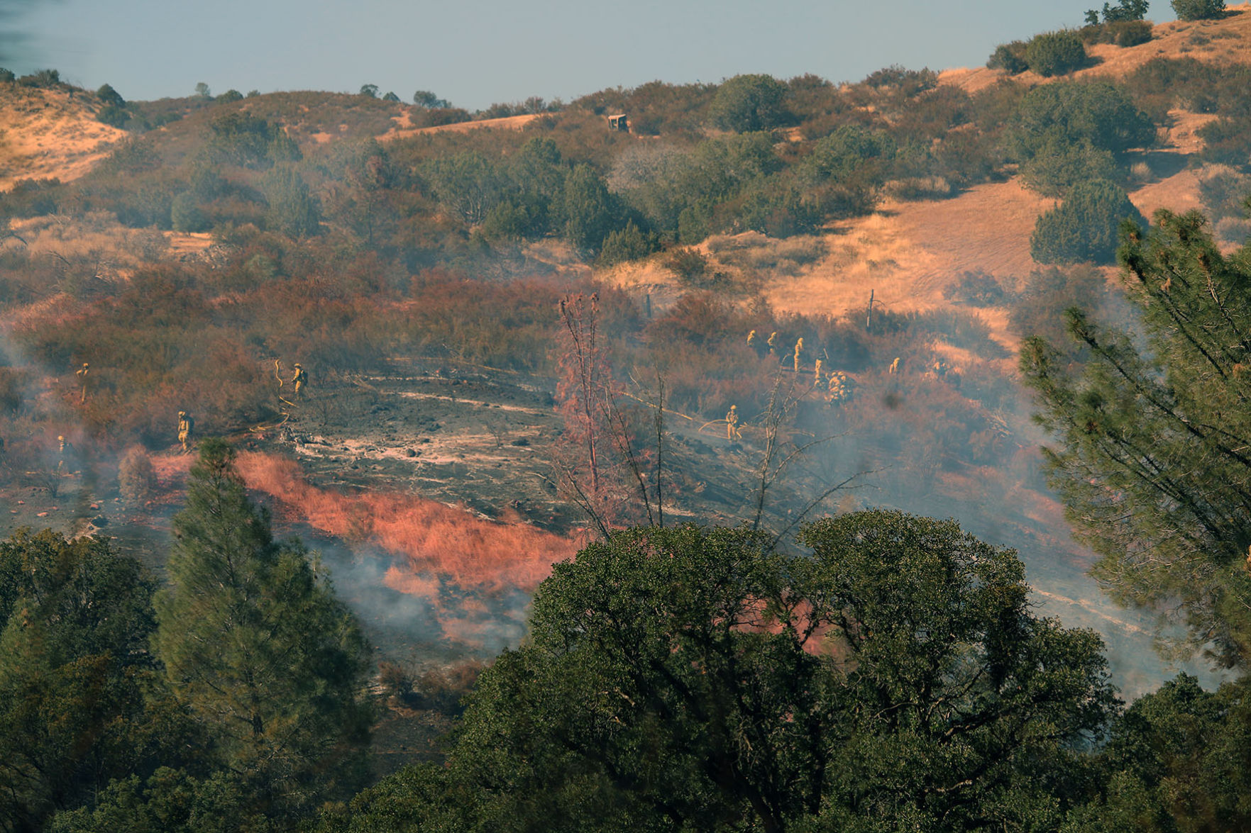 20-acre Fire in Del Puerto Canyon